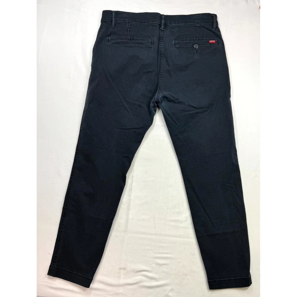 Levi's XX Chino Standard Taper Pants Mens Size 30x30‎ Blue Cotton Blend Stretch